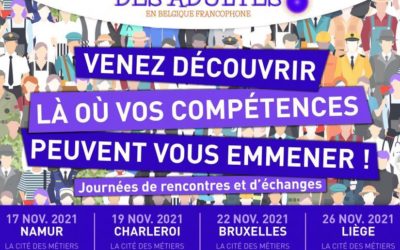 Les journées de l’apprentissage des adultes en Belgique francophone